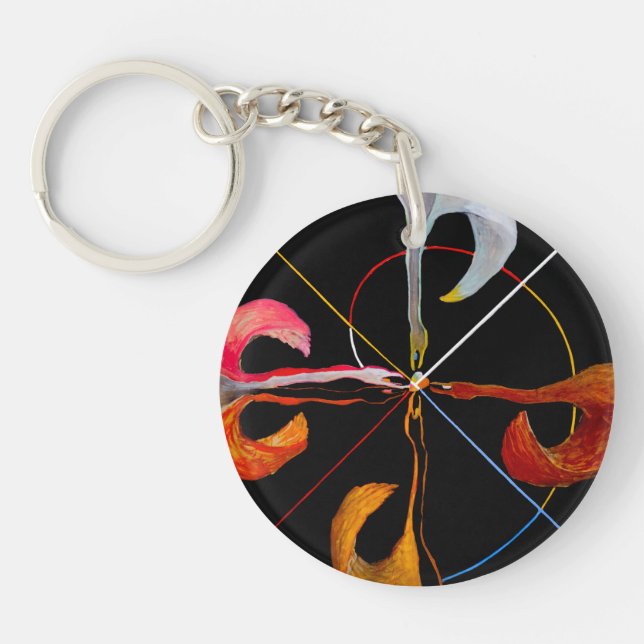 Hilma af Klint - The Swan No. 7 Key Ring (Front)