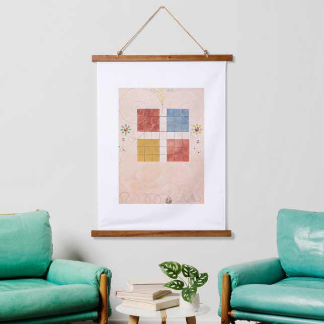 Hilma Af Klint, The Ten Largest No10, Abstract Art Hanging Tapestry (Living Room)