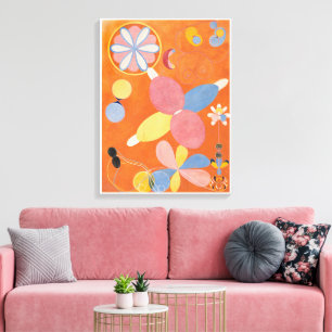 Hilma Af Klint, The Ten Largest No4, Abstract Art Canvas Print