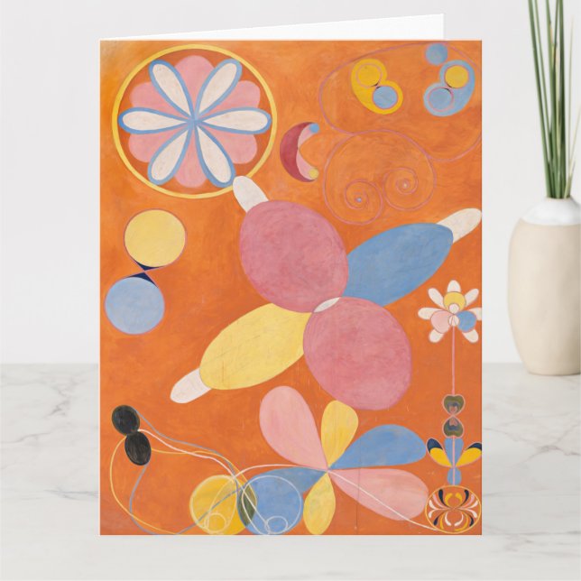 Hilma Af Klint, The Ten Largest No4, Abstract Art Card (Front)