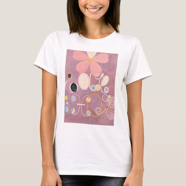 Hilma Af Klint, The Ten Largest No5, Abstract Art T-Shirt (Front)
