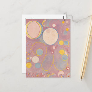 Hilma Af Klint, The Ten Largest No8, Abstract Art Postcard