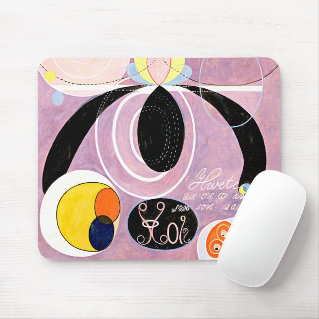 Hilma af Klint - The Ten Largest, No. 06 Mouse Mat (With Mouse)