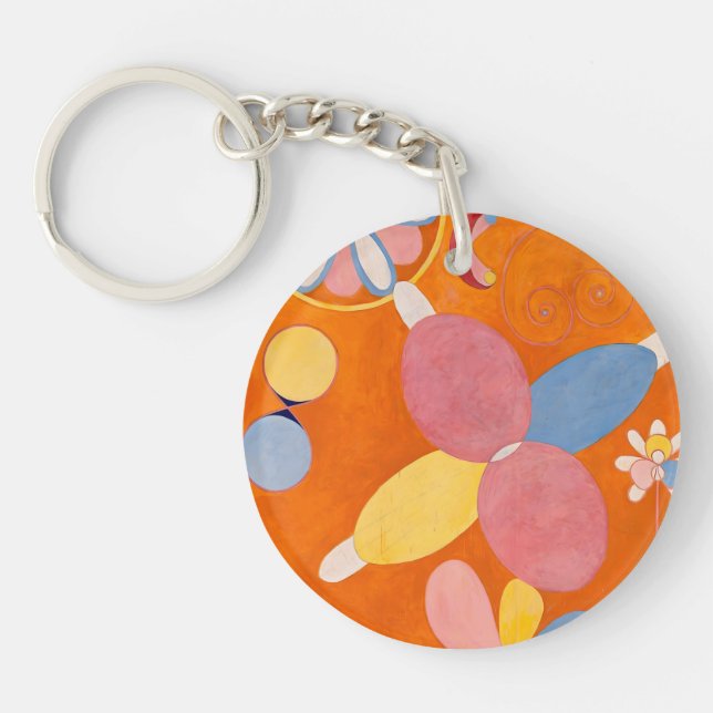 Hilma af Klint - The Ten Largest, No.4,Youth Key Ring (Front)