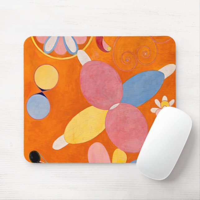 Hilma af Klint - The Ten Largest, No.4,Youth Mouse Mat (With Mouse)