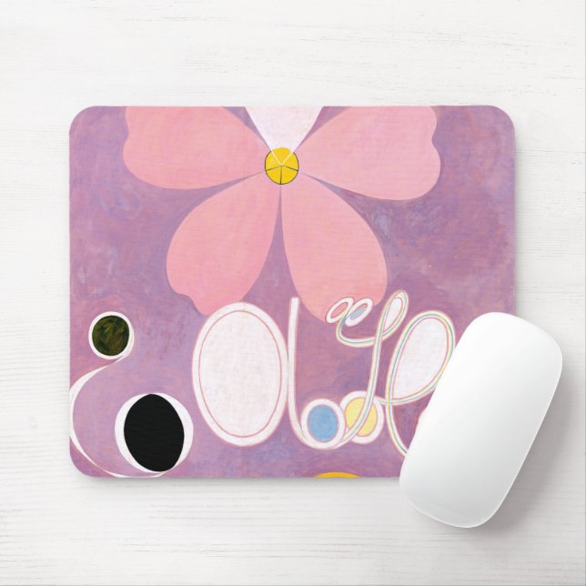 Hilma af Klint - The Ten Largest No. 5 Mouse Mat (With Mouse)