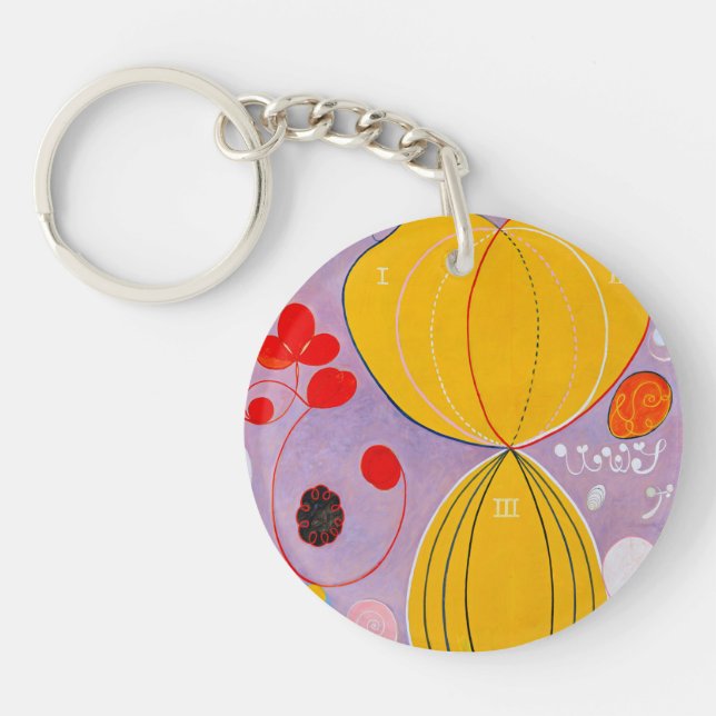 Hilma af Klint - The Ten Largest No. 7 Key Ring (Front)
