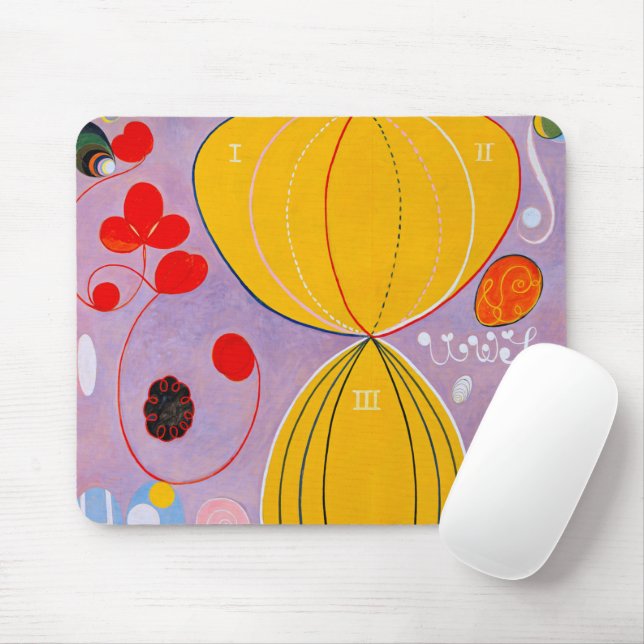 Hilma af Klint - The Ten Largest No. 7 Mouse Mat (With Mouse)