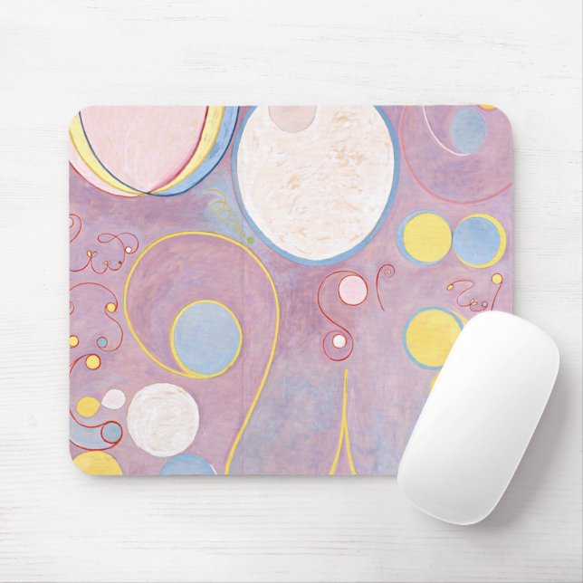 Hilma af Klint - The Ten Largest No. 8 Mouse Mat (With Mouse)