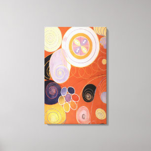 Hilma af Klint - THEY TENS MAINSTAY IV 1907 Canvas Print