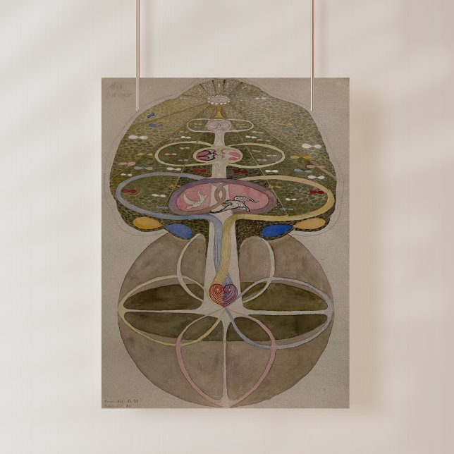 Hilma Af Klint, Tree Of Knowledge No1 Abstract Art Photo Print (Creator Uploaded)