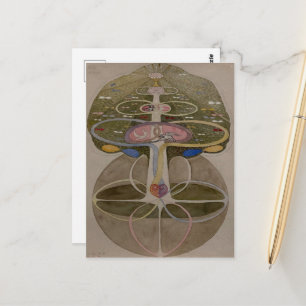 Hilma Af Klint, Tree Of Knowledge No1 Abstract Art Postcard