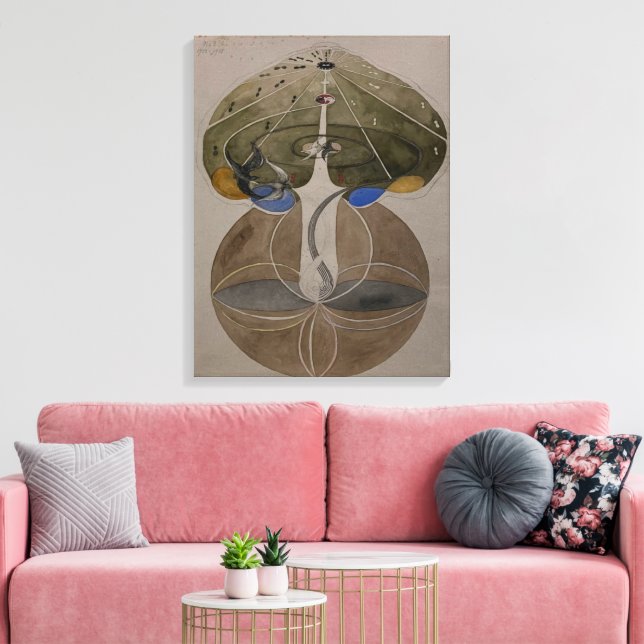 Hilma Af Klint, Tree Of Knowledge No2 Abstract Art Canvas Print (Insitu(LivingRoom))