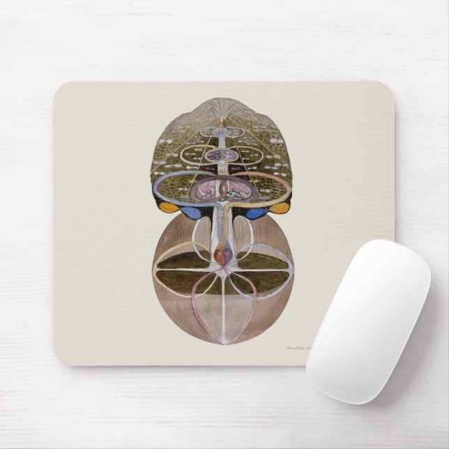 Hilma af Klint - Tree of Knowledge, No. 1 Mouse Mat (With Mouse)