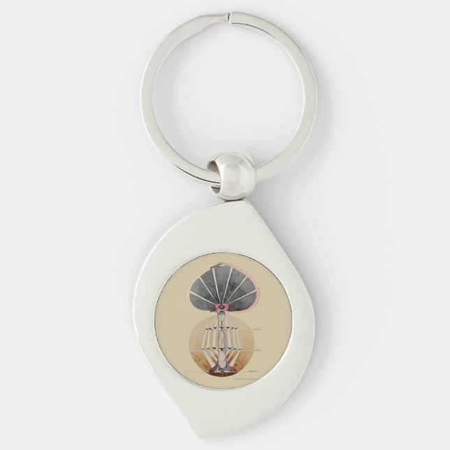 Hilma af Klint - Tree of Knowledge, No. 3 Key Ring (Front)