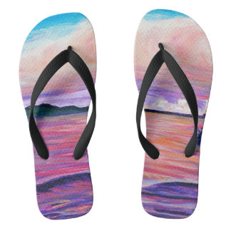 Hilo Bay Sunset Slippers Flip Flops
