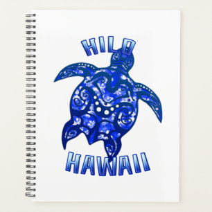 Hilo Hawaii Vacation Tribal Turtle Planner