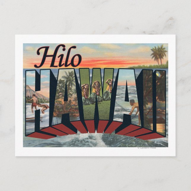 Hilo, HawaiiLarge Letter ScenesHilo, HI Postcard (Front)