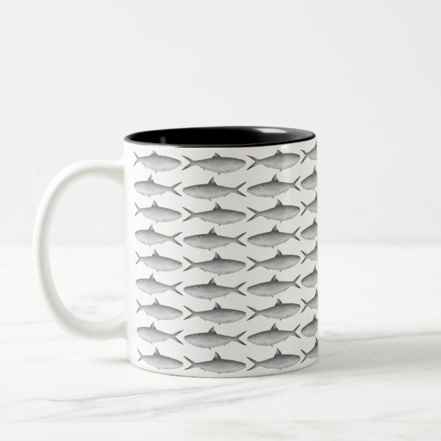 Hilsa Shad Two-Tone Coffee Mug (Left)