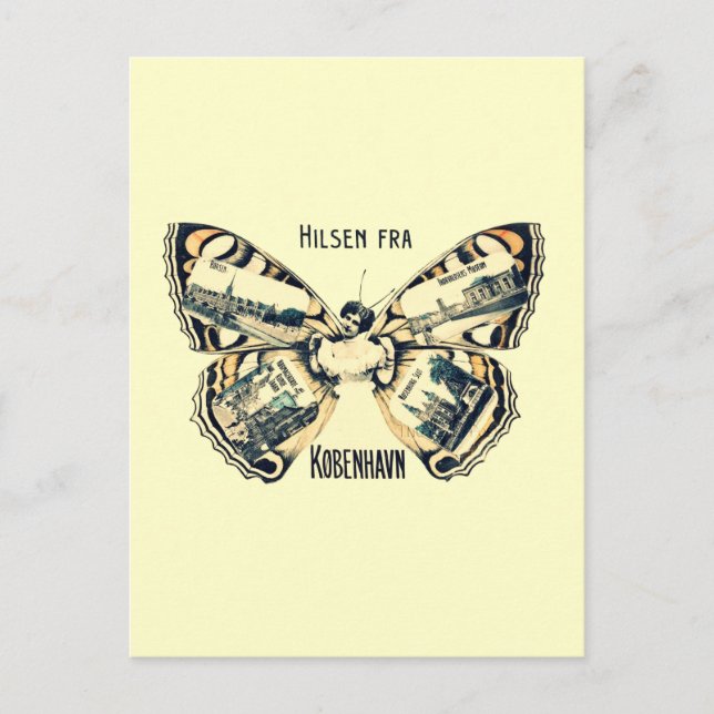 Hilsen Fra Kobenhavn - Greetings from Copenhagen Postcard (Front)