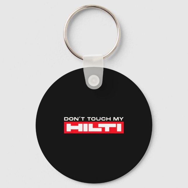 Hilti Fan Construction - Men's Black Short Sleeve  Key Ring (Front)