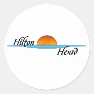 Hilton Head Classic Round Sticker