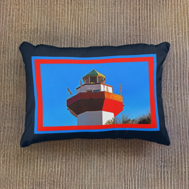 Hilton Head Harbour Town Lighthouse Accent Pillow (Creator Uploaded)