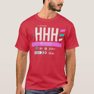 Hilton Head HHH Airport Code Baggage Tag 1 T-Shirt