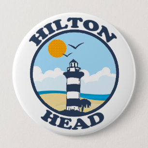 Hilton Head Island. 10 Cm Round Badge