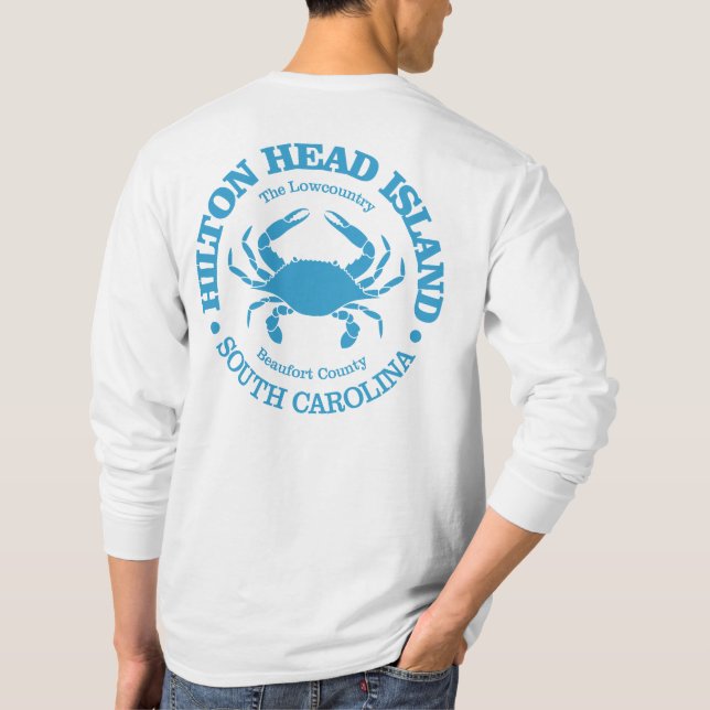 Hilton Head Island (crab) T-Shirt (Back)