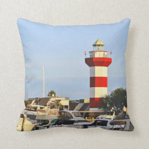Hilton Head Island lighthouse, 2 views on pillow