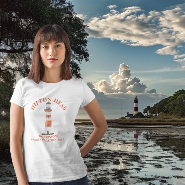 Hilton Head Island Lighthouse Harbour Town Family  T-Shirt (Creator Uploaded)