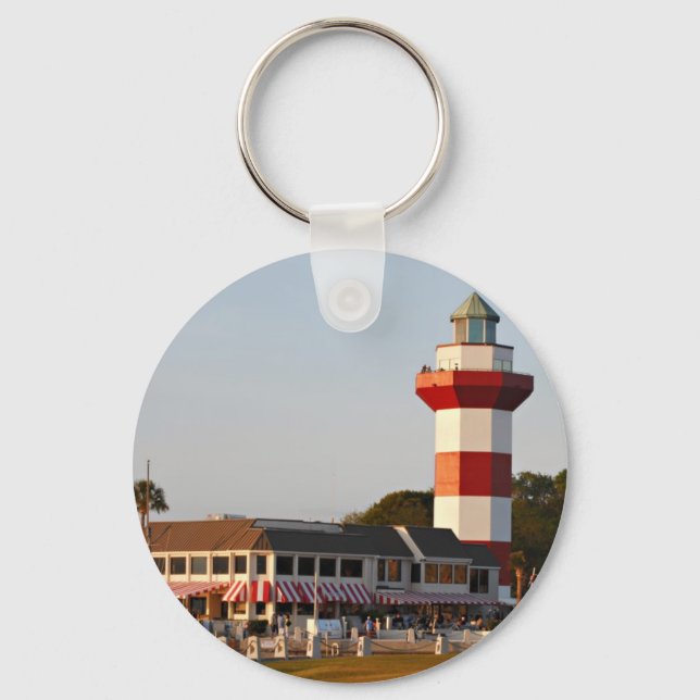 Hilton Head Island Lighthouse Key Ring (Front)
