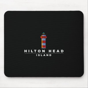 Hilton Head Island Lighthouse Sc Vacation Souvenir Mouse Mat