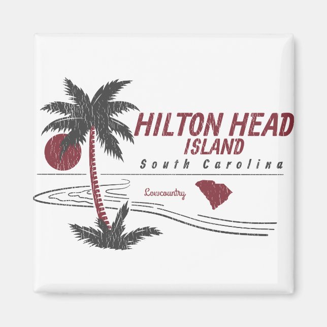 Hilton Head Island Lowcountry Magnet (Front)