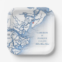 Hilton Head Island Map Wedding