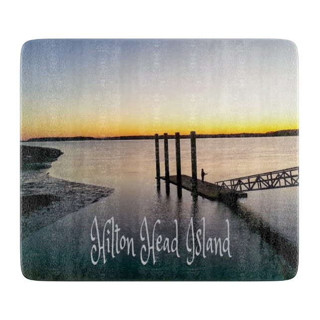 Hilton Head Island South Carolina Cutting Board (Front)