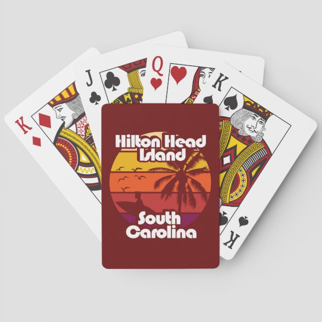 Hilton Head Island South Carolina Playing Cards (Back)