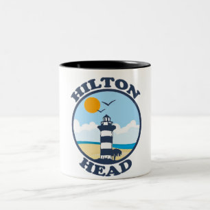 Hilton Head Island. Two-Tone Coffee Mug
