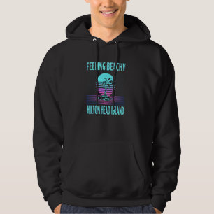 Hilton Head Island Vacation Cool Palm Tree Hoodie