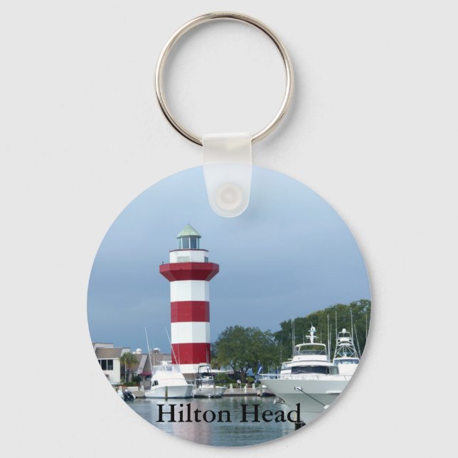 Hilton Head Lighthouse Key Ring (Front)
