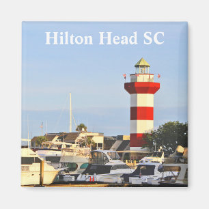 Hilton Head Lighthouse, photography, on Magnet