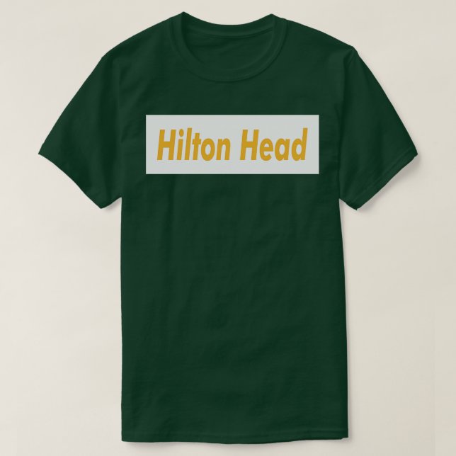 Hilton Head Meat Brown T-Shirt (Design Front)