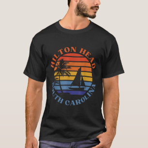 Hilton Head South Carolina Beach Summer Vacation R T-Shirt