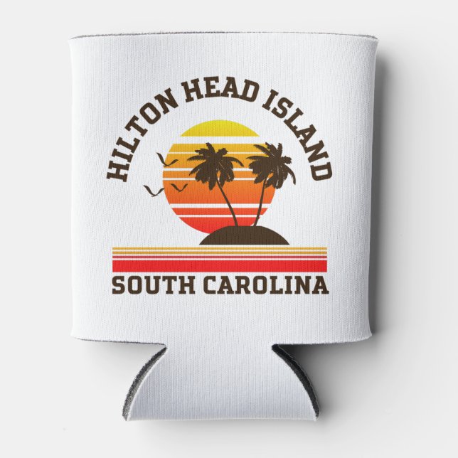 Hilton Head South Carolina Can Cooler (Front)