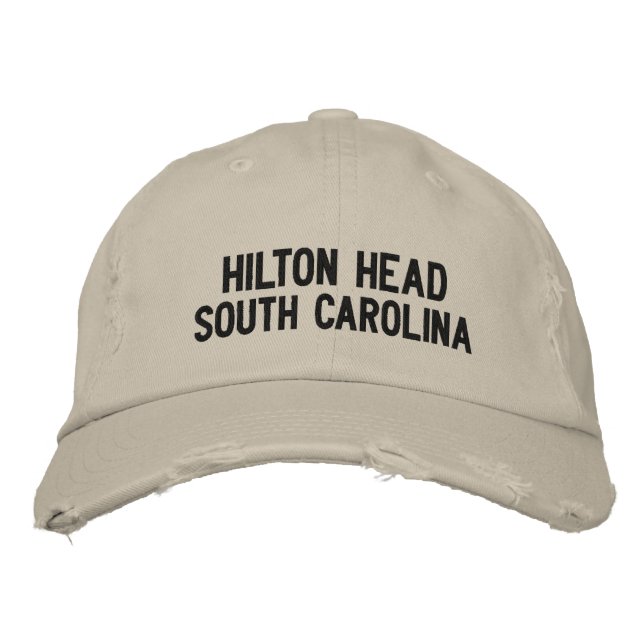 Hilton Head, South Carolina Embroidered Cap (Front)