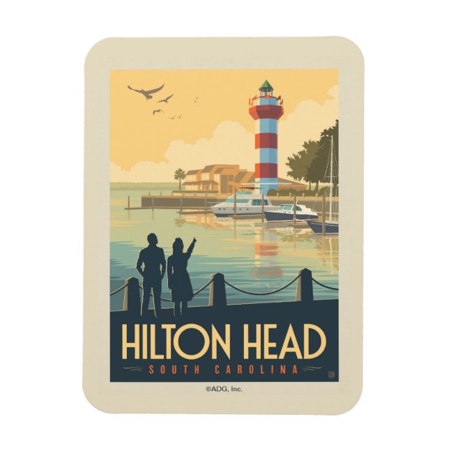 Hilton Head | South Carolina Magnet (Vertical)