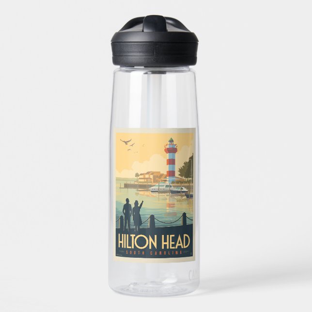 Hilton Head | South Carolina Water Bottle (Front)