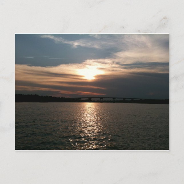 Hilton Head Sunset Postcard (Front)