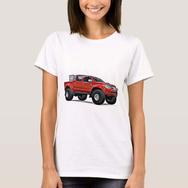 Hilux Explorer Truck Cartoon T-Shirt (Front)
